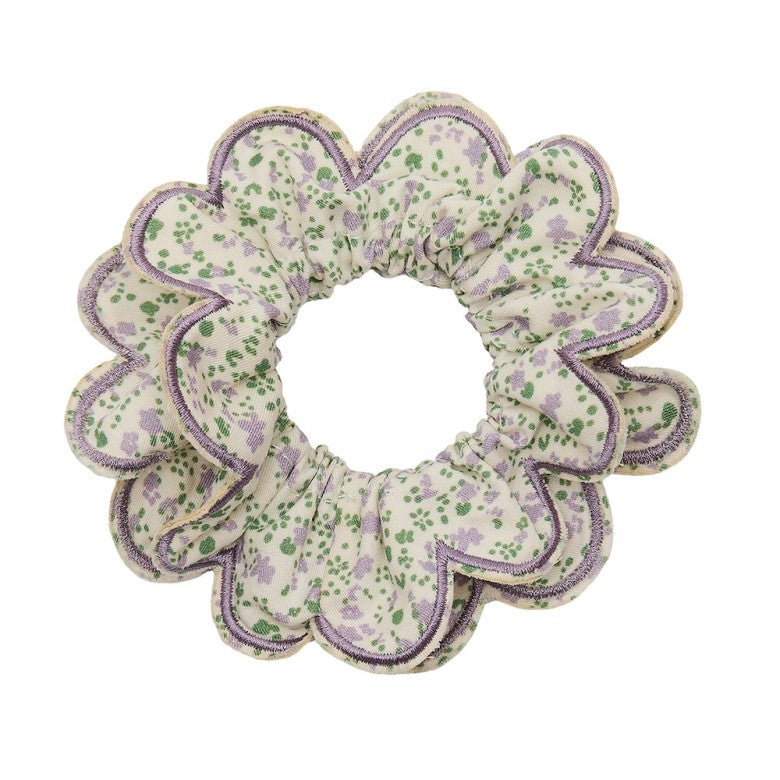 Mimi & Lula Scalloped Floral Scrunchie