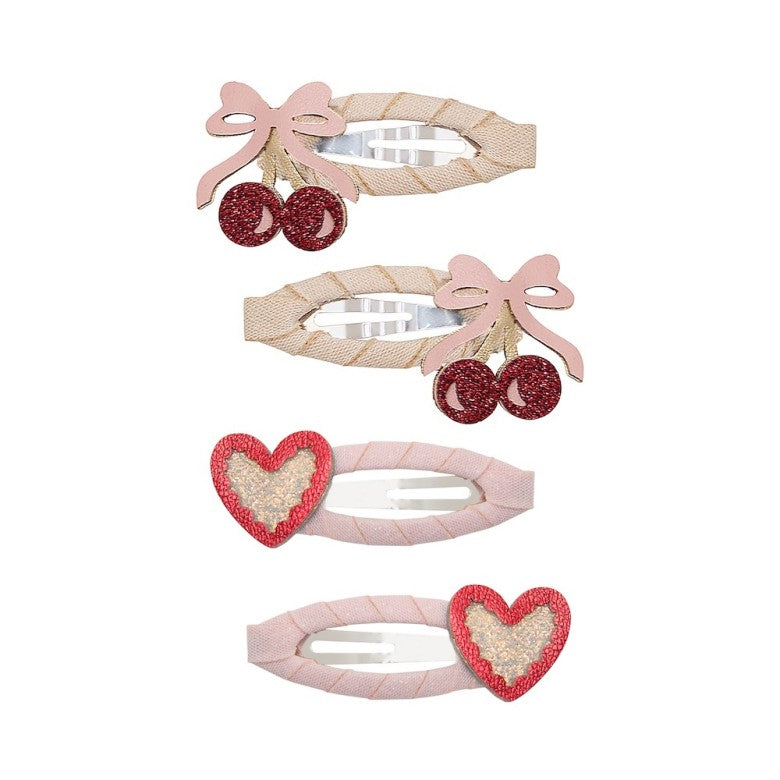Mimi & Lula Fancy Cherries Hair Clips