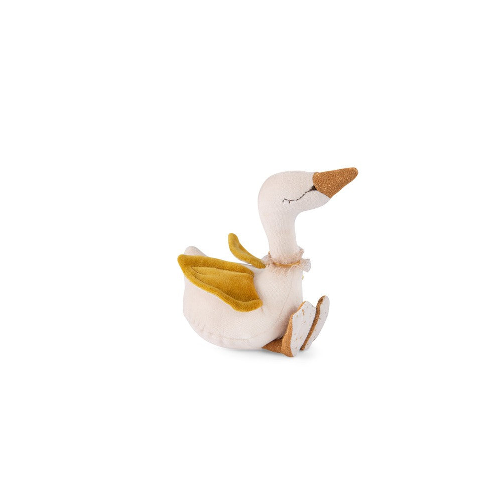 Moulin Roty Golden swan rattle - La Petite Ecole de Danse
