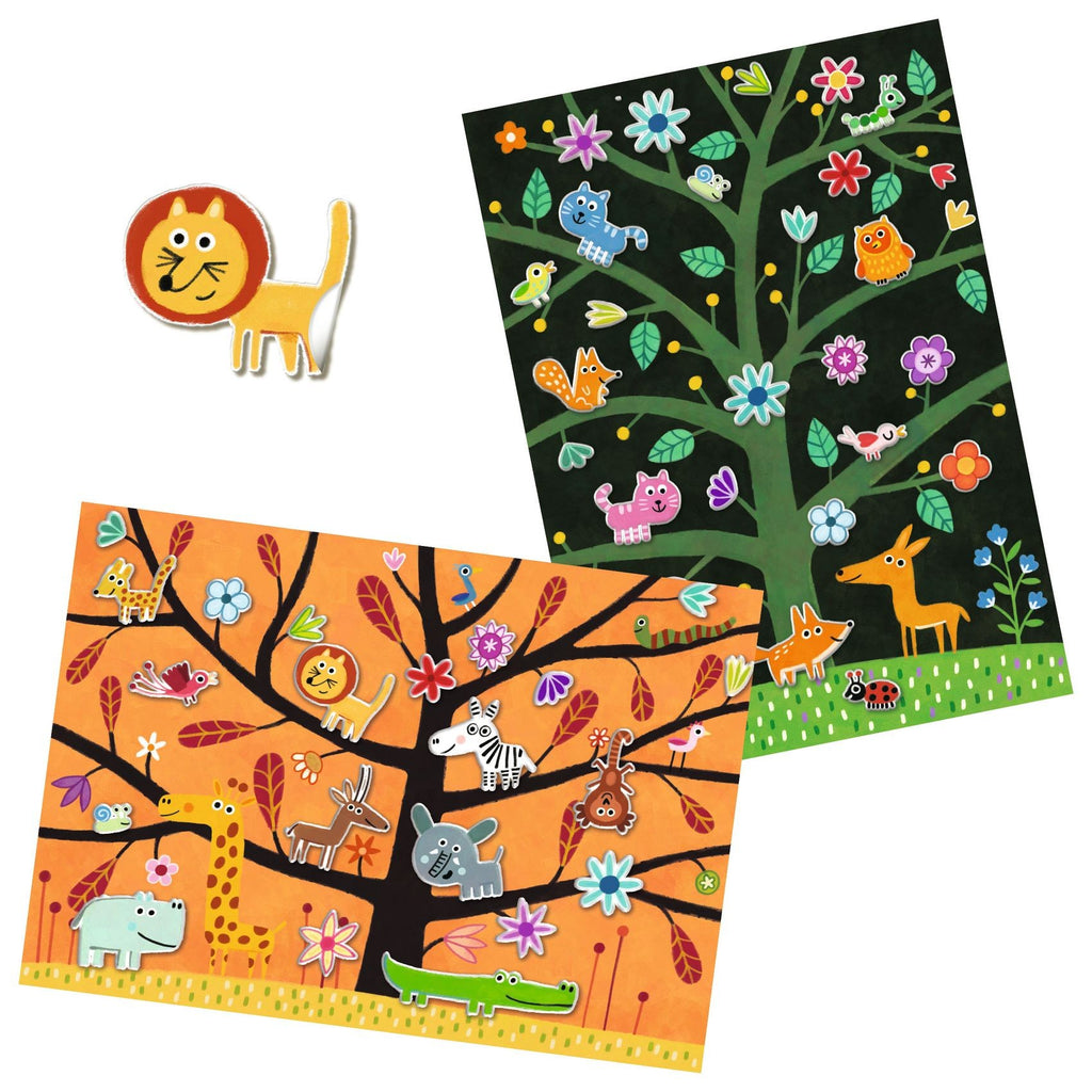 Djeco Repositionable Stickers Board - Off the ground tag!