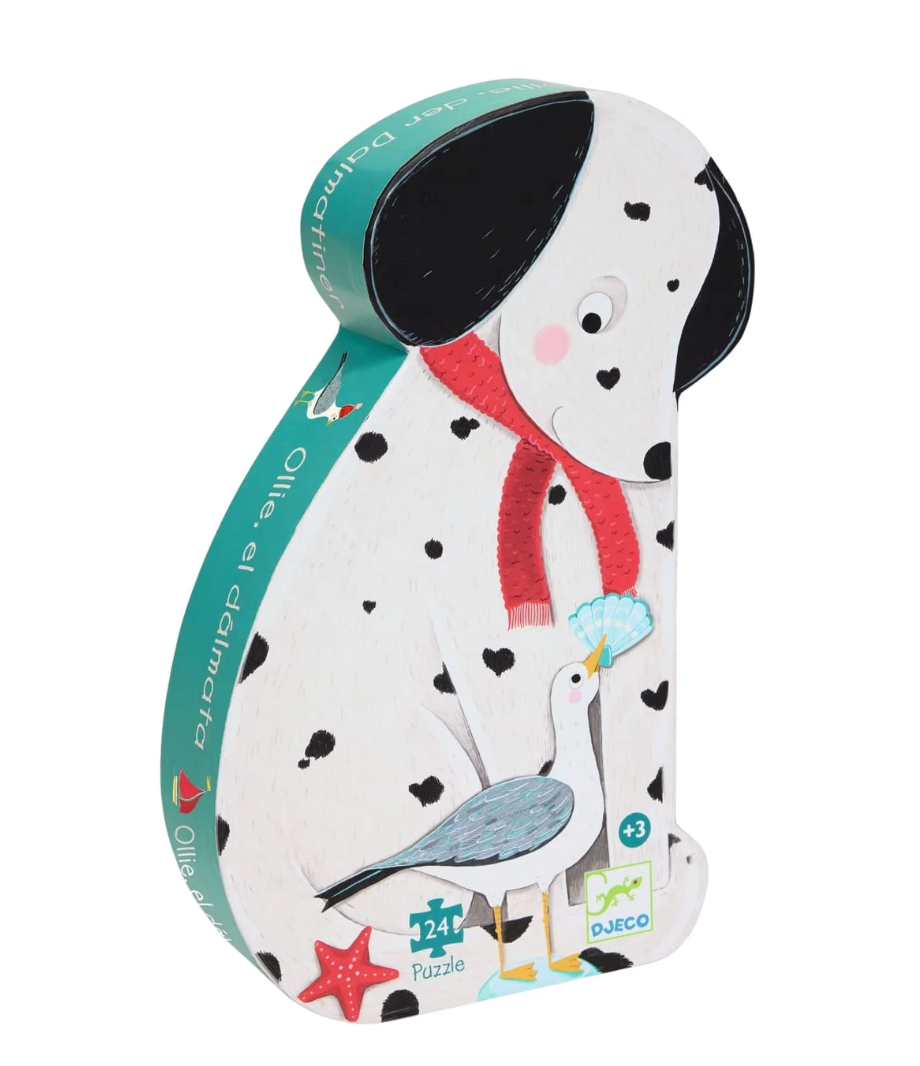 Djeco Silhouette 24 Piece Puzzle - Ollie The Dalmatian