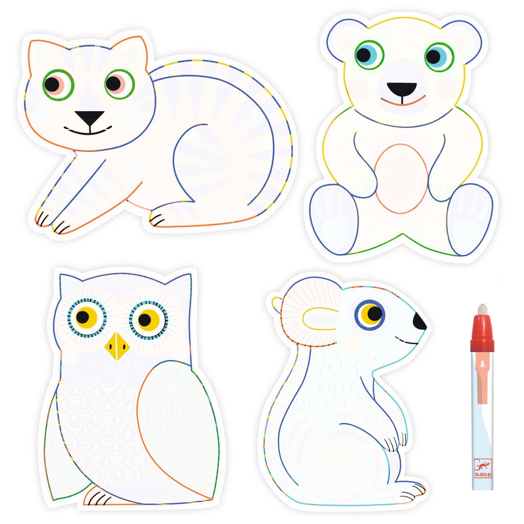 Djeco Magic Water Colouring Boards - Animalo Ma