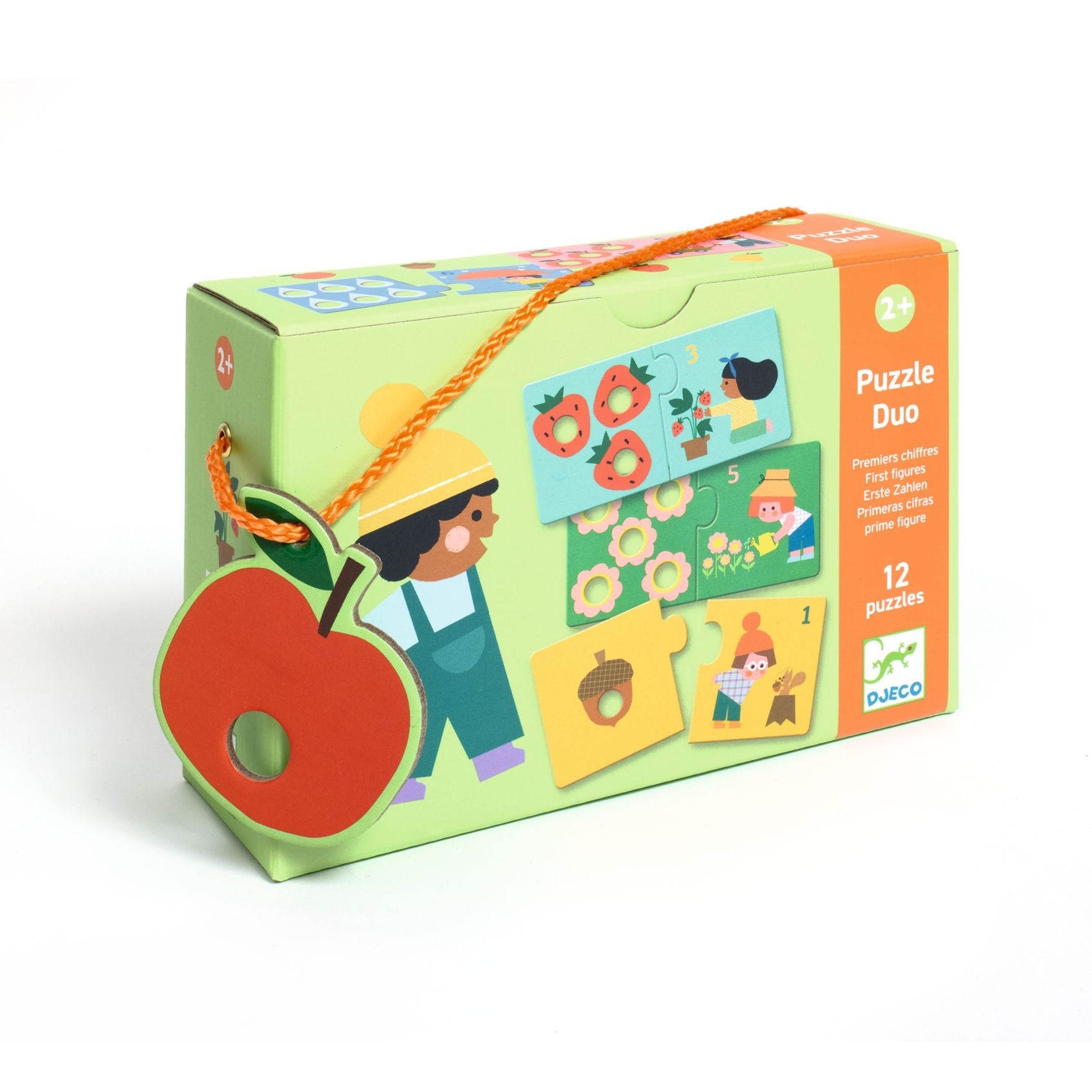 Djeco 12 Duo Puzzles - First Figures