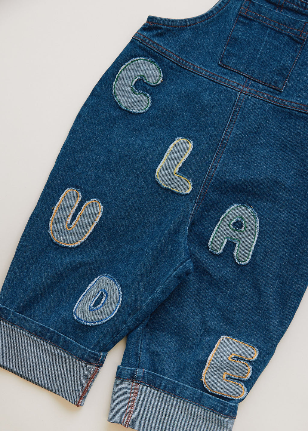 Claude & Co Blythe Claude Patch Denim Dungaree