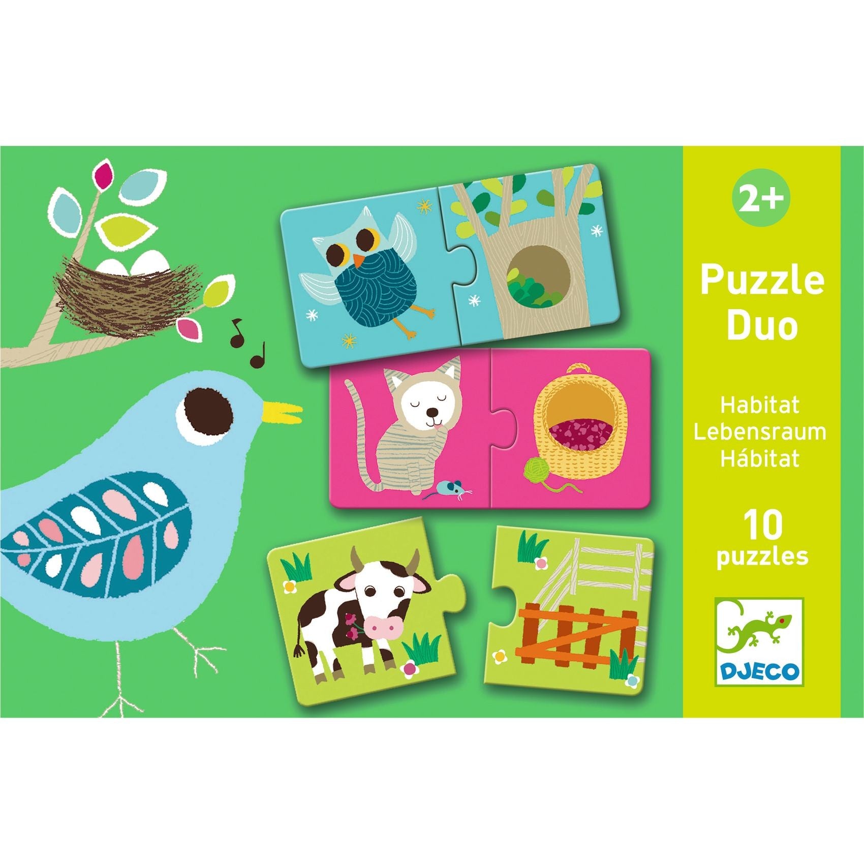 Djeco Duo Habitat Puzzle