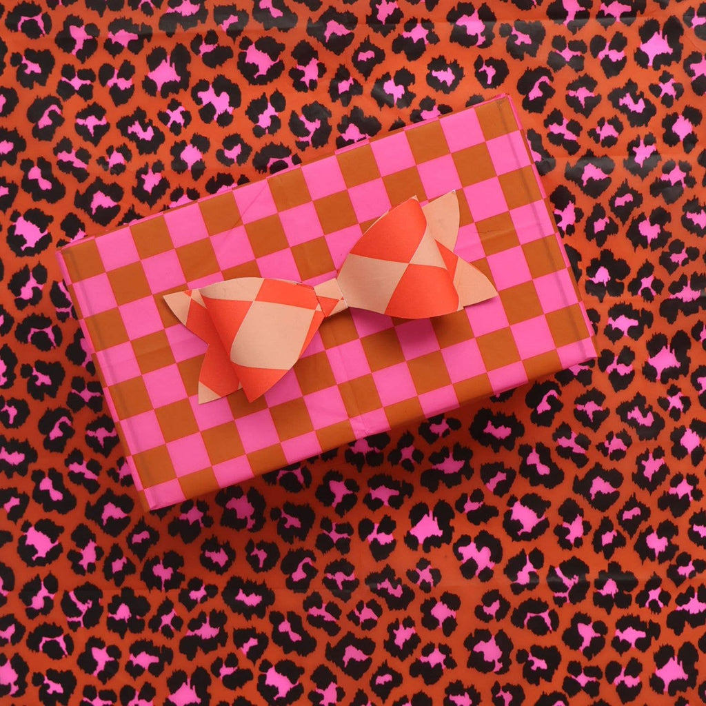 Tissue Paper (Pack of 6) Leopard - Ginger & Pink