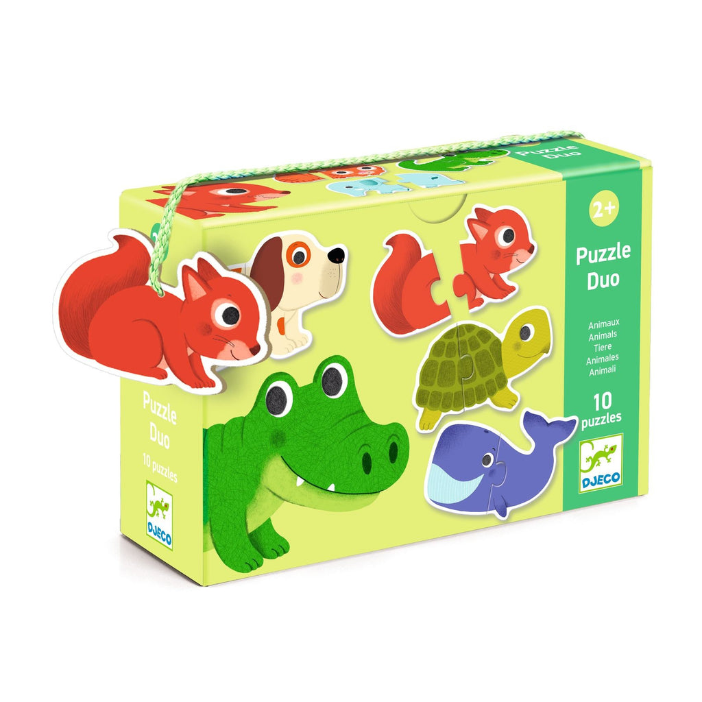 Djeco 10 Duo Puzzles - Animals