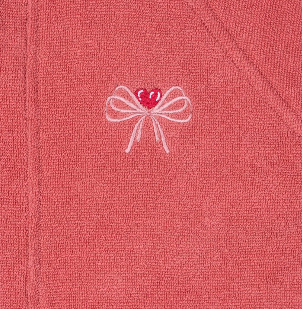 Konges Sløjd Terry bathrobe Flamingo Plume