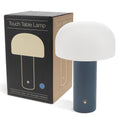 USB Rechargeable Mushroom Touch Lamp - Blue