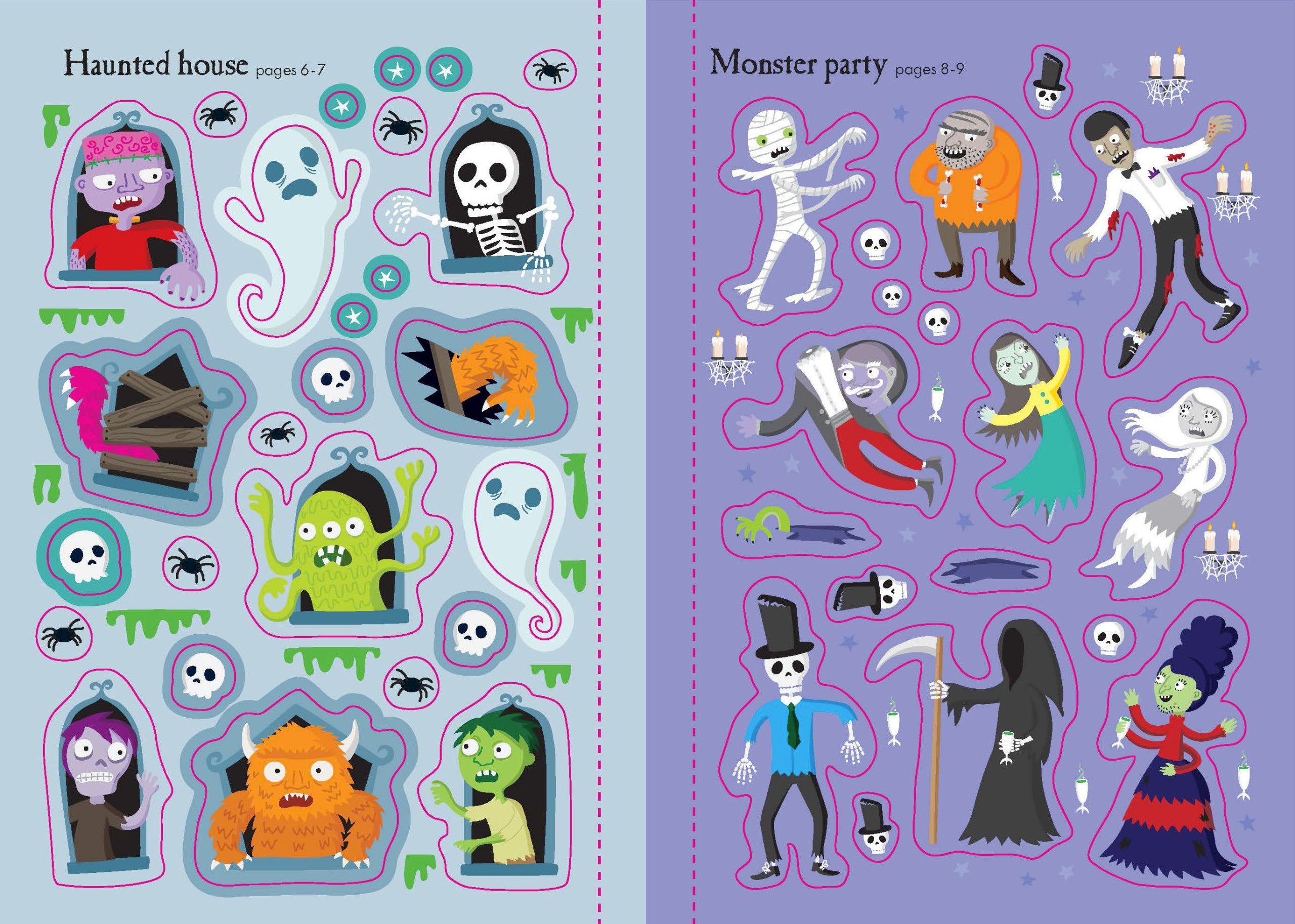 LITTLE FIRST STICKERS HALLOWEEN (PB)