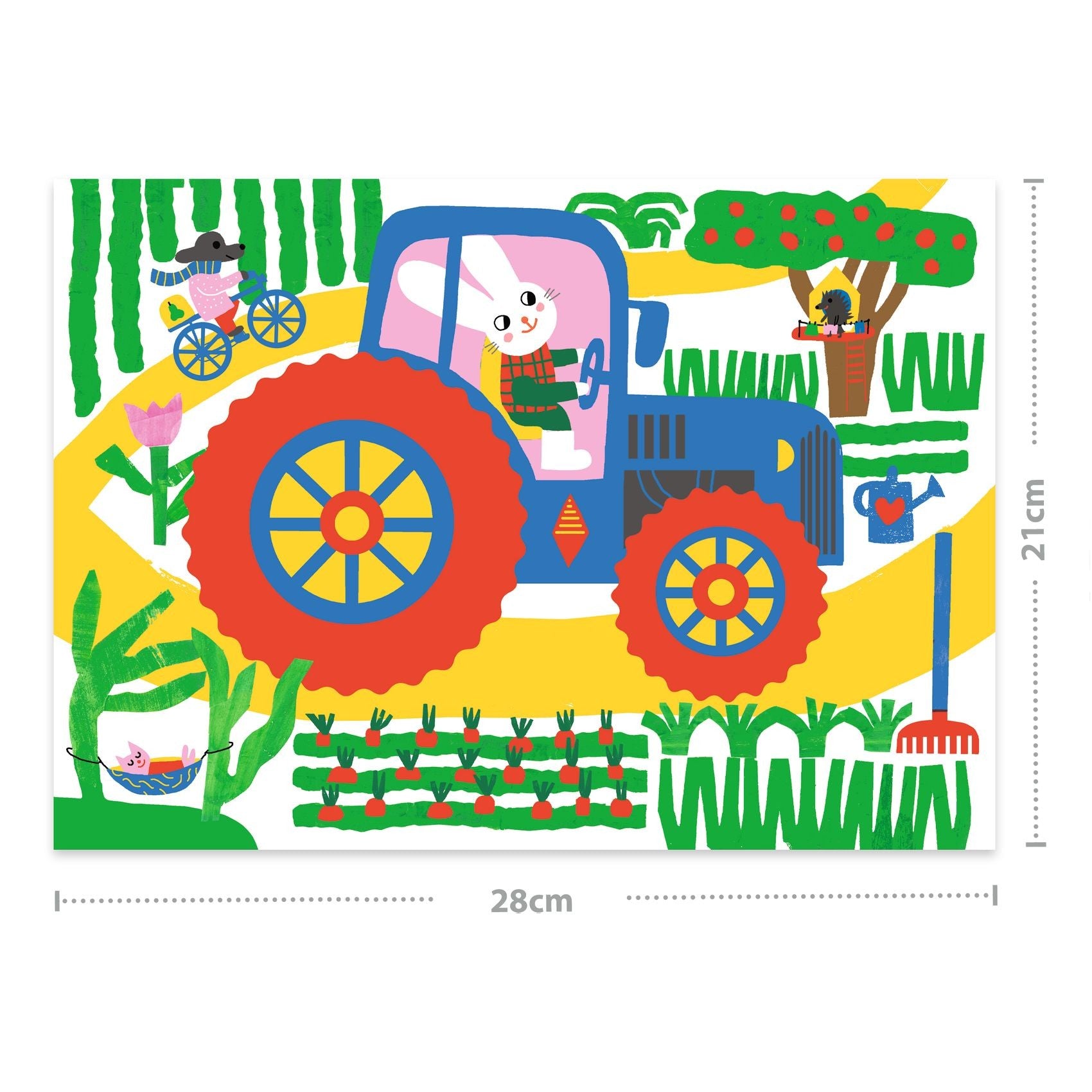 Djeco Scratch Cards, Vehicles to Discover, by DJECO - blue