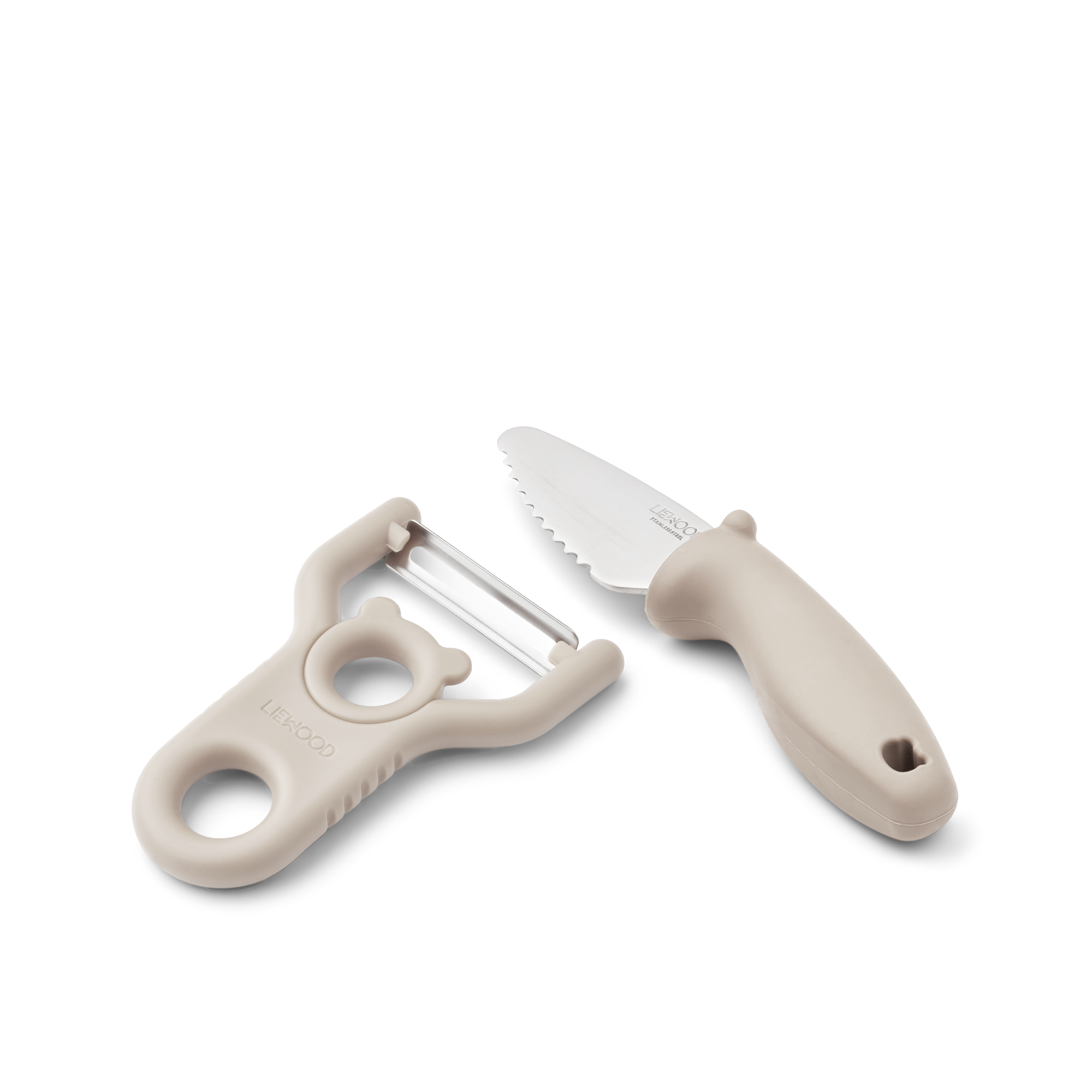 LIEWOOD Pertense Peeler & Knife Set - Sandy