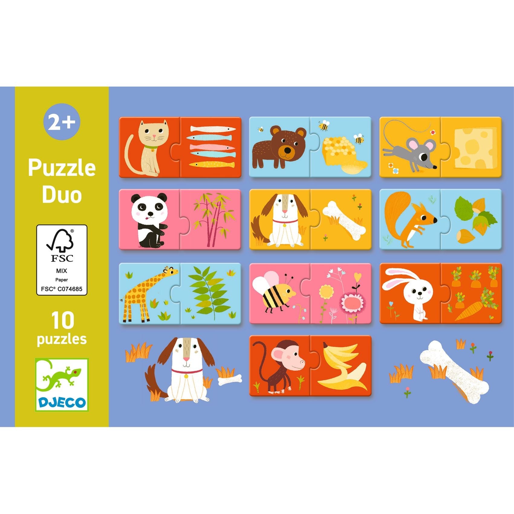 Djeco Dinner's Ready Puzzle Duo by Djeco