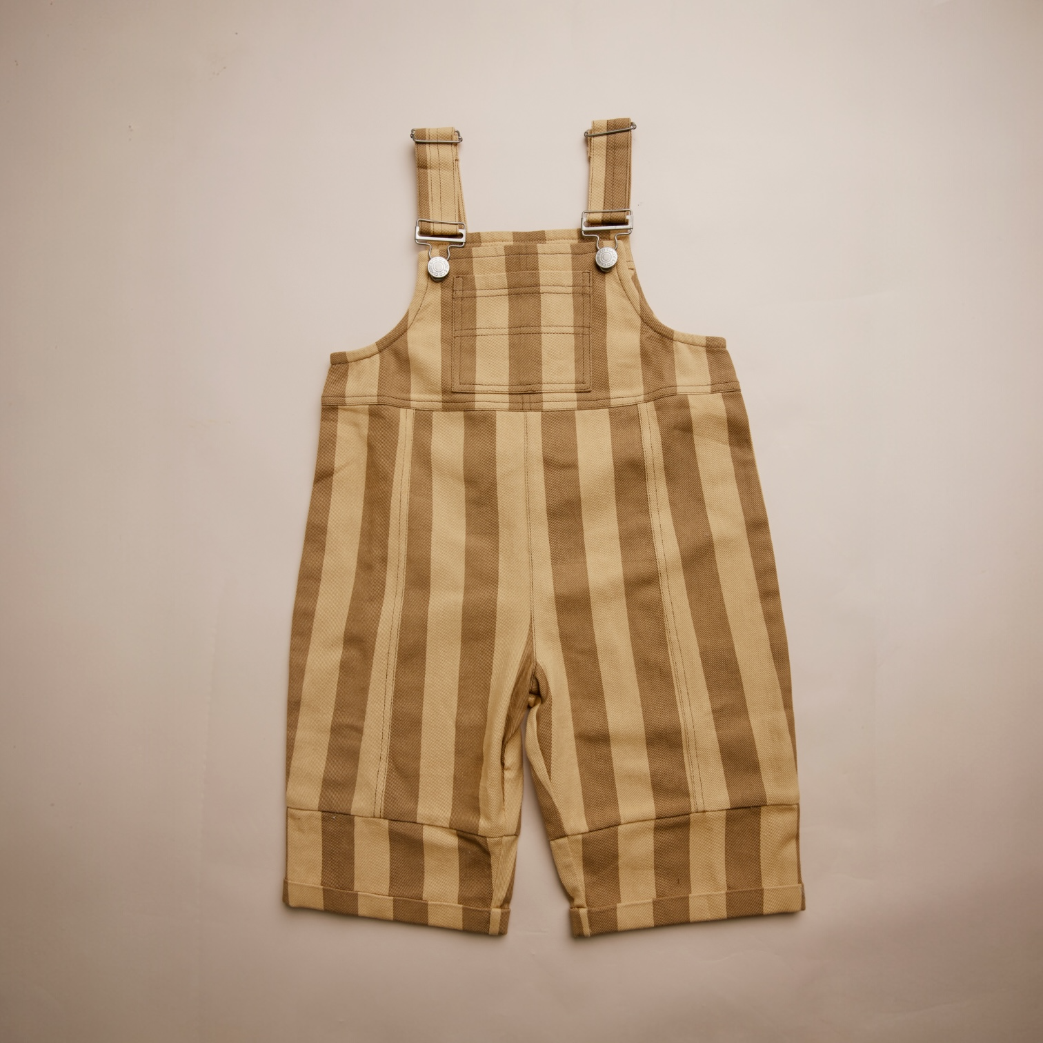 Claude & Co Blythe Banoffee Stripe Dungaree