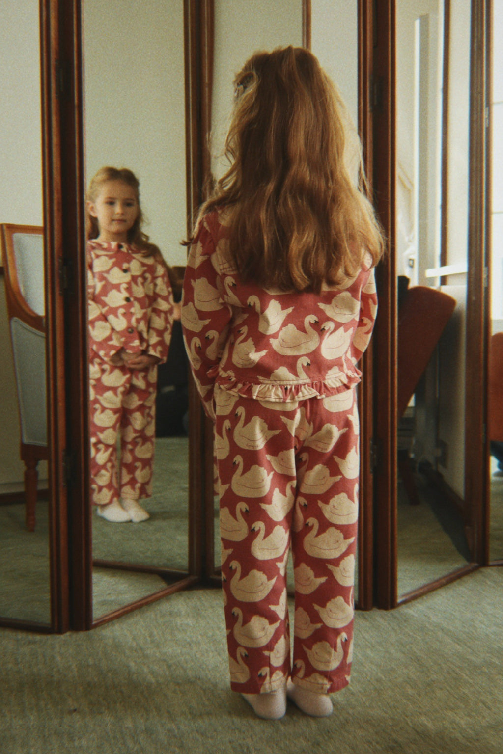 Konges Sløjd Magot Frill Jacket Swan Rose