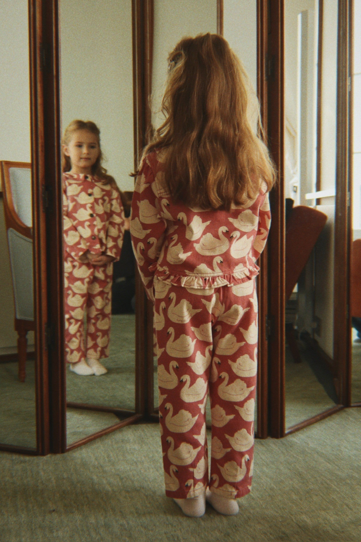 Konges Sløjd Magot Frill Jacket Swan Rose