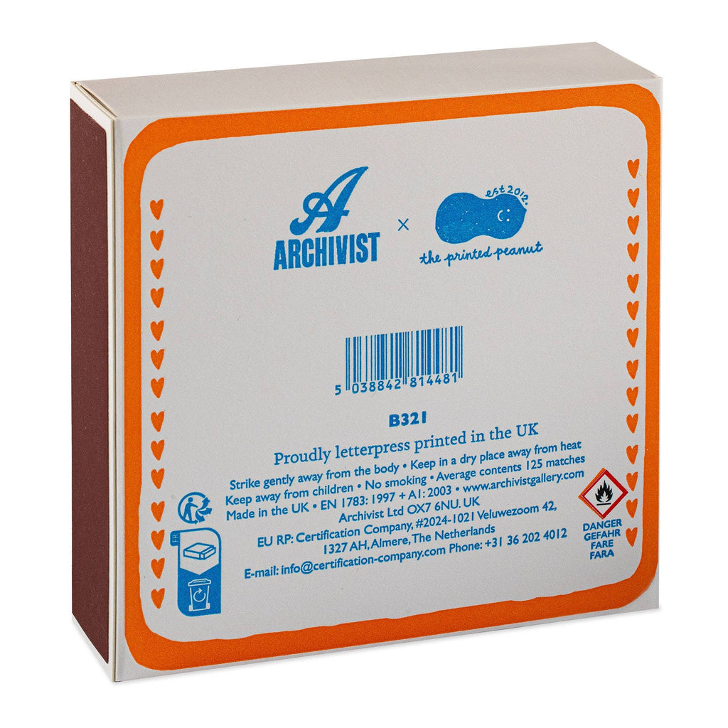 Archivist Cat Lover | Square - Safety Matches