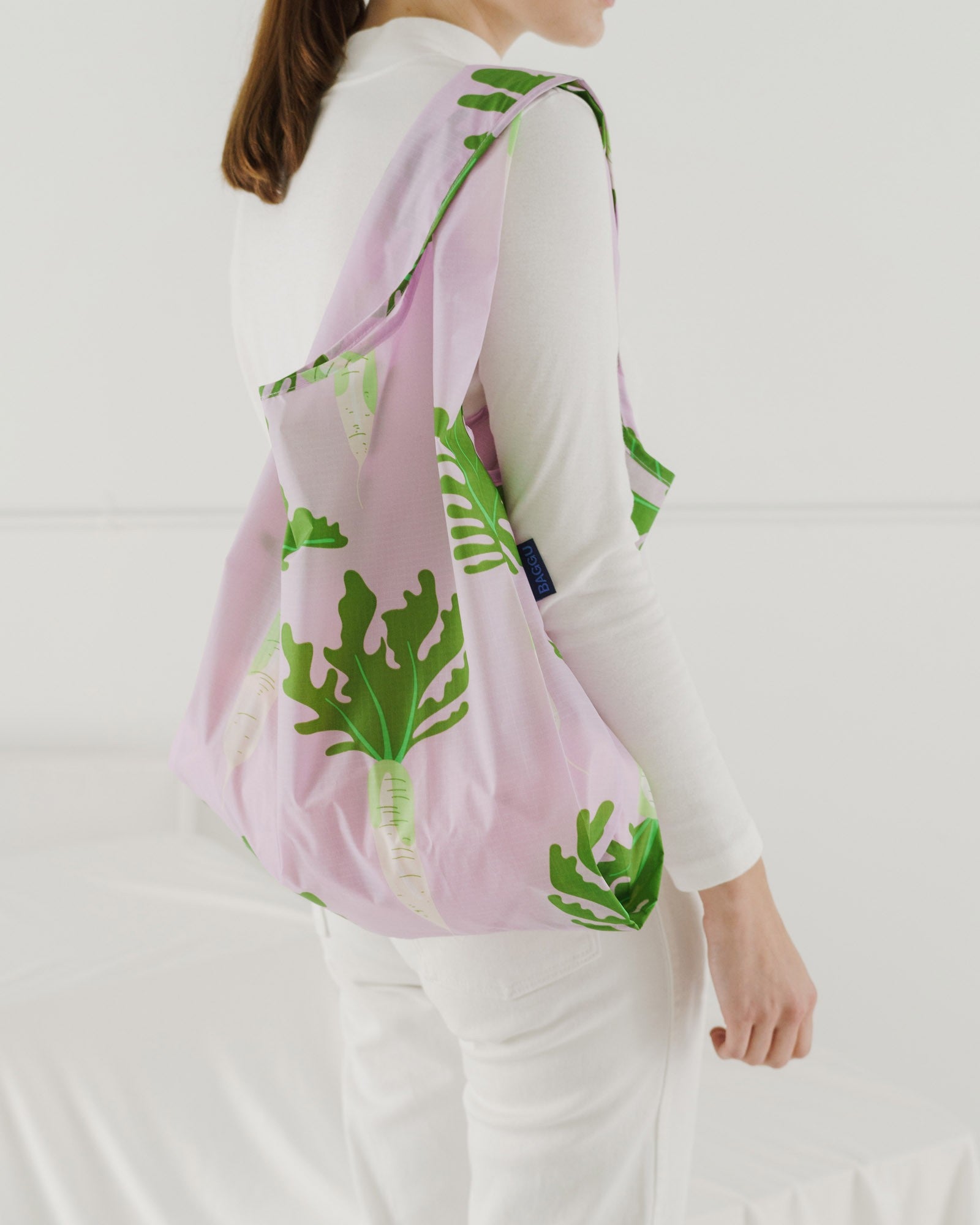 Baggu Reusable Bag Standard Size - Daikon Pink