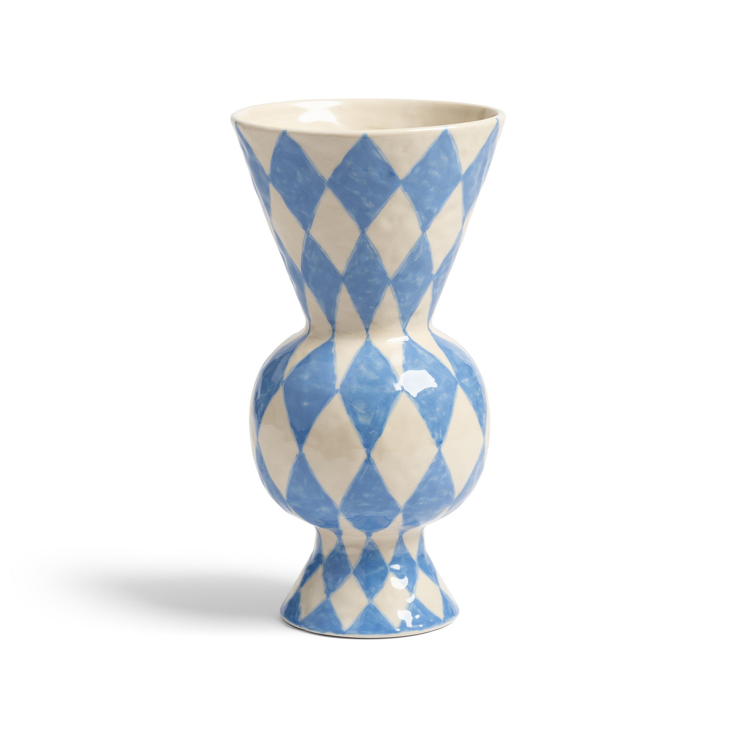 &Klevering Vase Rhombic Blue