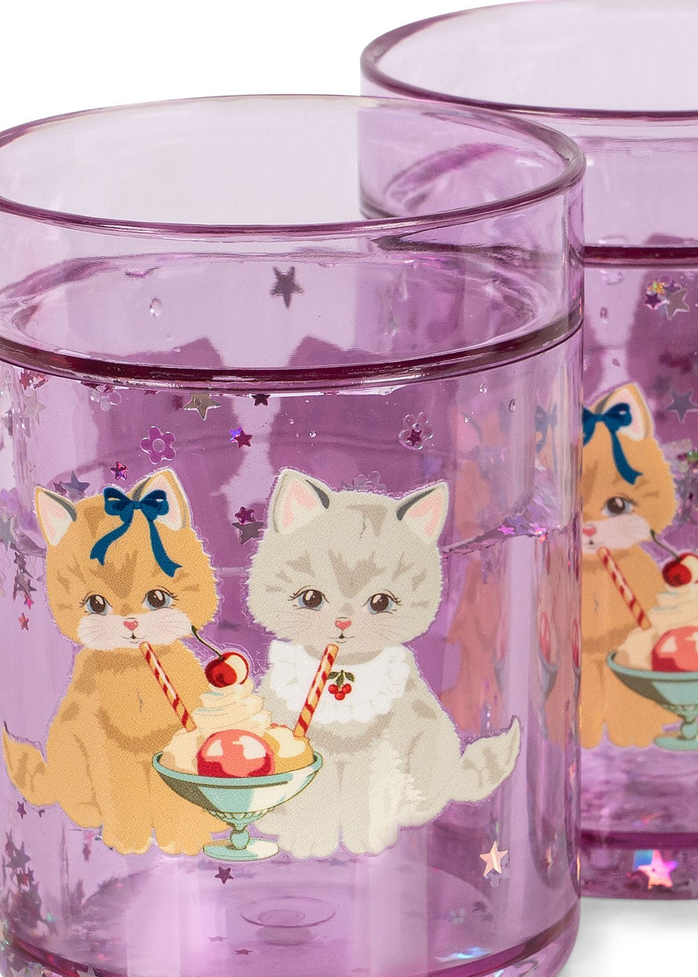 Konges Sløjd 2 Pack Glitter Cups - Kitty Gelateria
