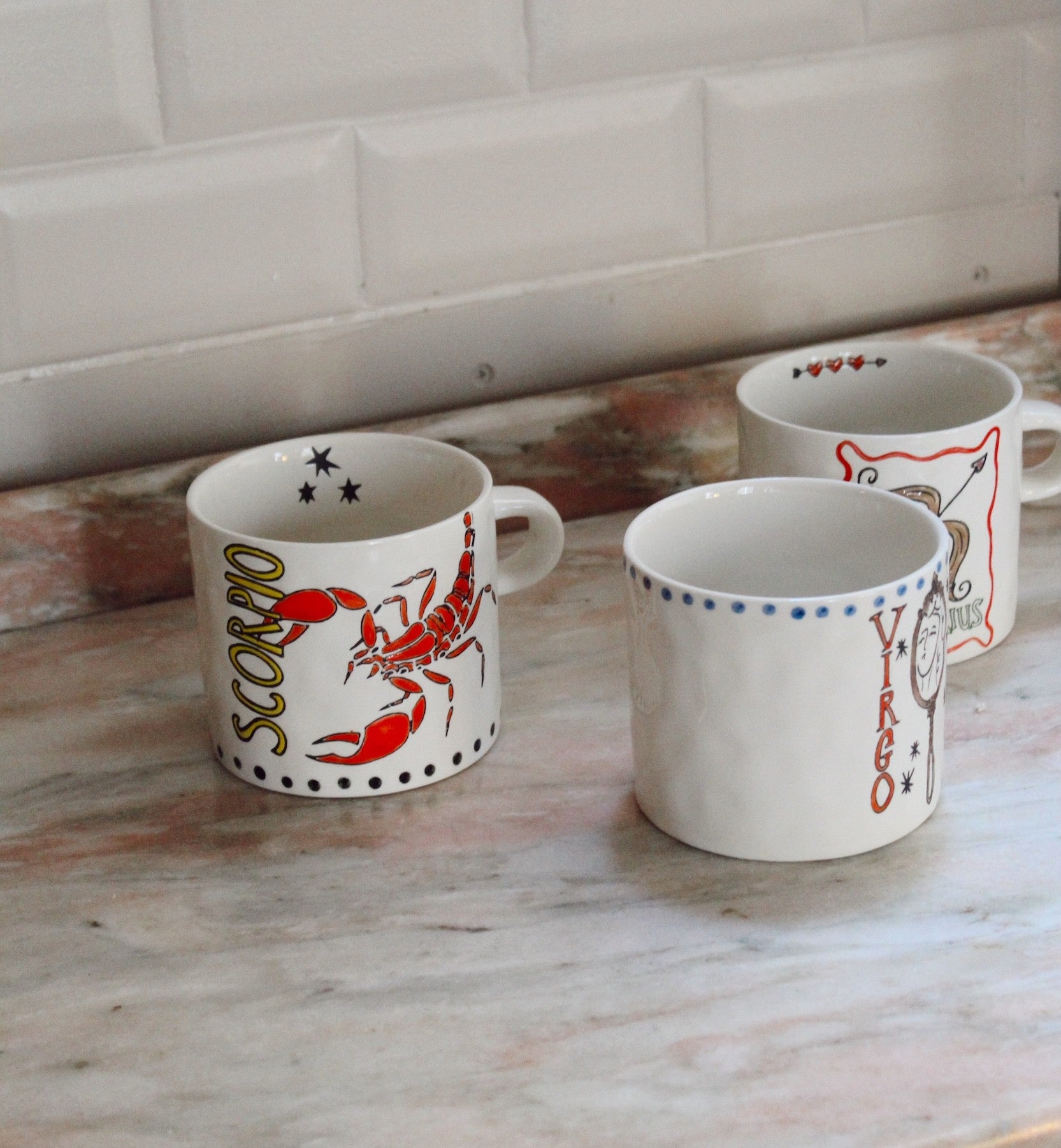 Anna+Nina Zodiac Mugs