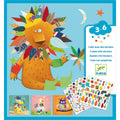Djeco Stickers Craft Set - Create Animals