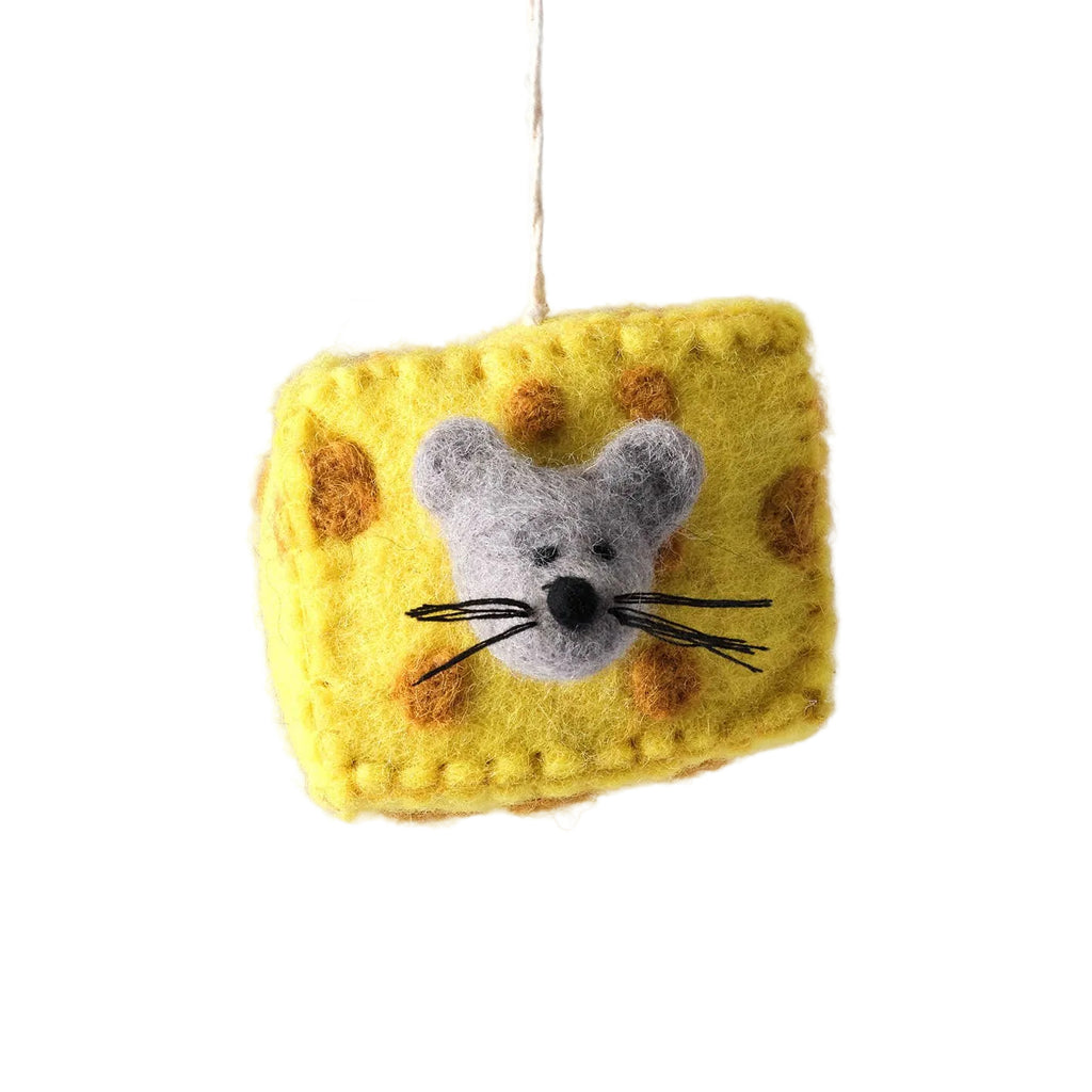 Mouse Hanging Felt Ornament