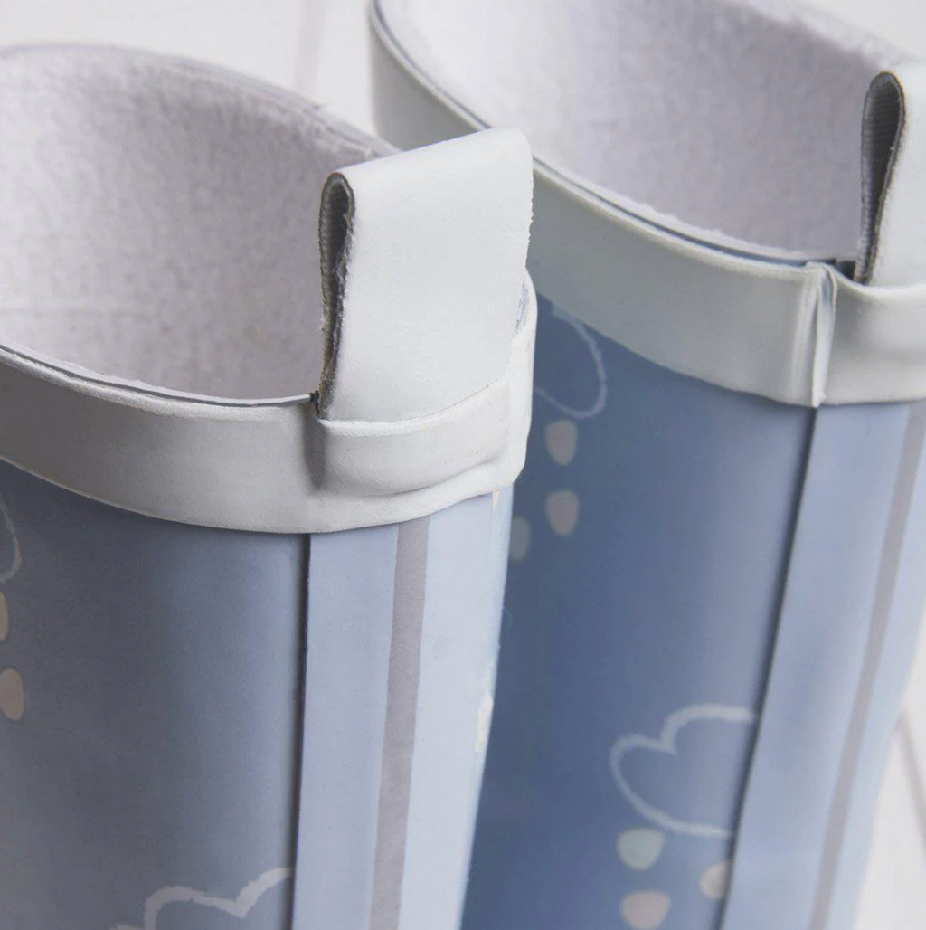 Grass & Air Colour-Revealing Wellies - Baby Blue