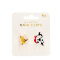 Mini hair claw clips (set of 2) - Cat and dog