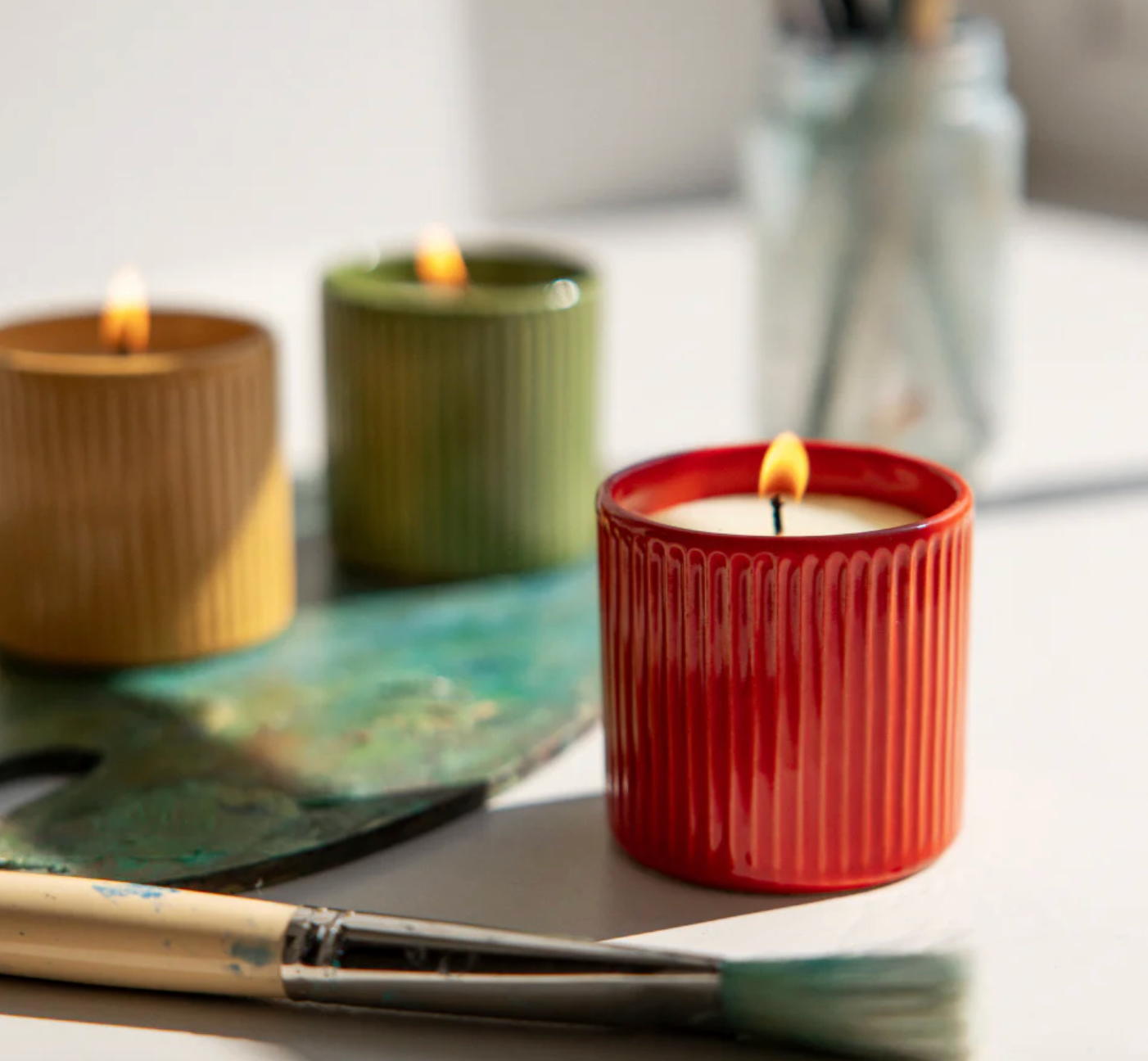 St Eval Wild Rhubarb Candle