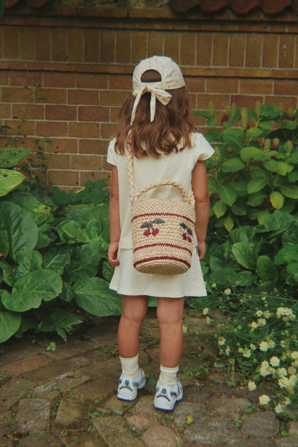 Konges Sløjd Ellie Bow Cap - Amour Stripe