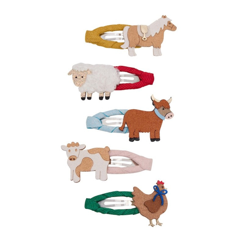 Mimi & Lula Fun Farm Mini Hair Clips