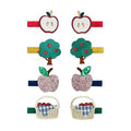 Mimi & Lula Apple harvest salon hair clips