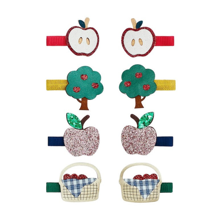 Mimi & Lula Apple harvest salon hair clips