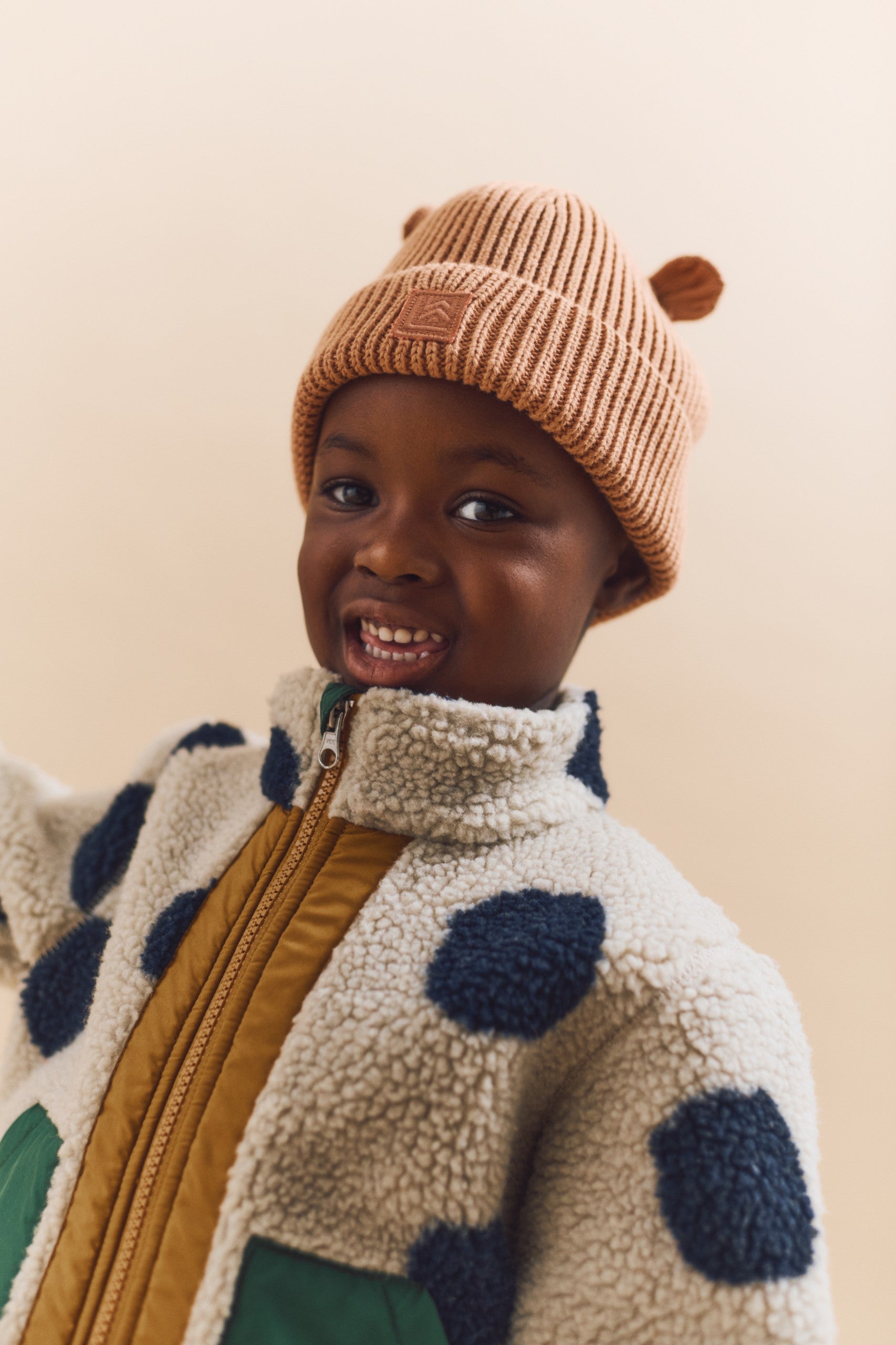 Liewood Noam Pile Jacket - Spot Dots