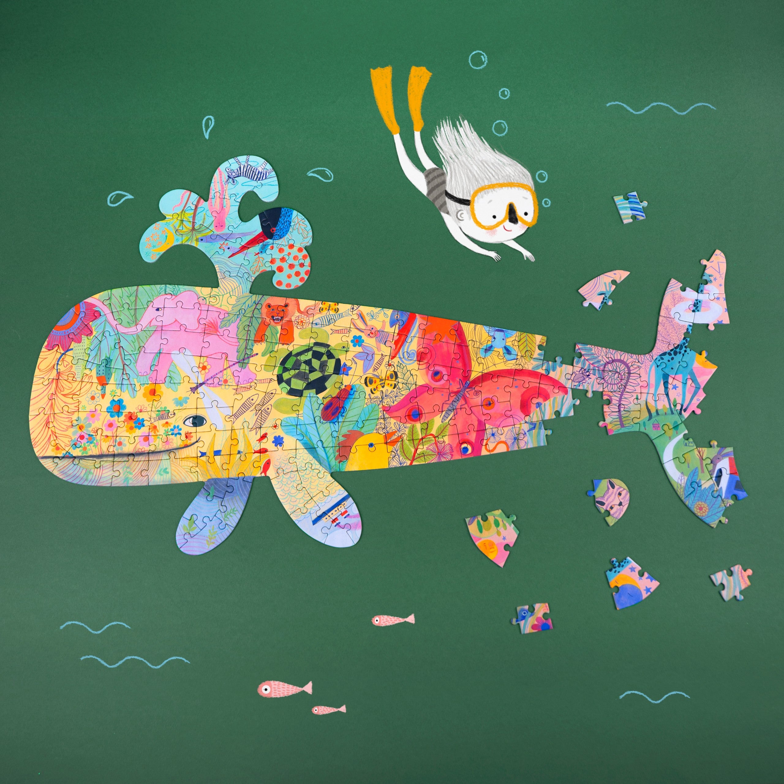 Djeco Whale 150 Piece Puzz'Art Jigsaw