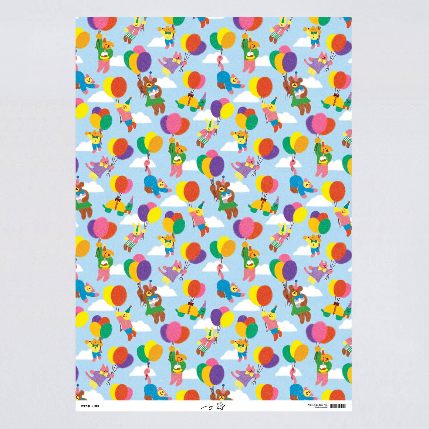 Balloon Birthday Gift Wrap
