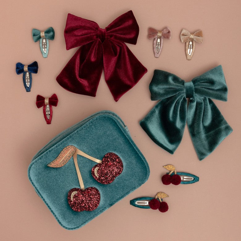 Mimi & Lula Velvet Cherries Bag