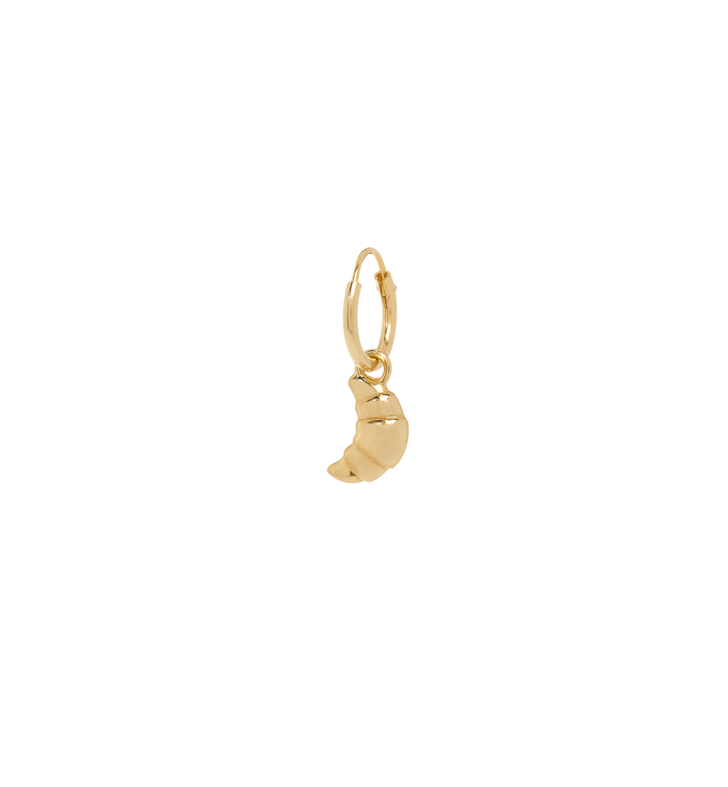 Anna + Nina Single Croissant Ring Earring