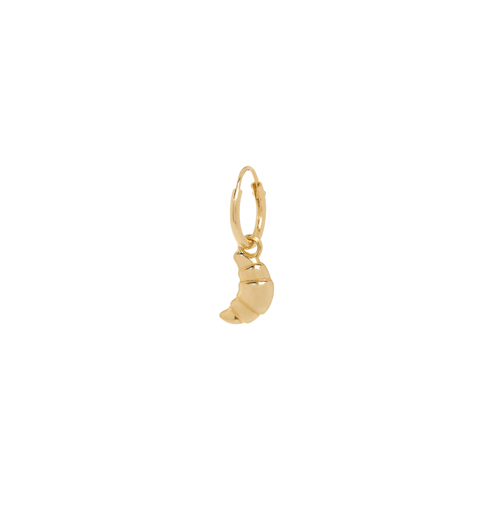 Anna + Nina Single Croissant Ring Earring