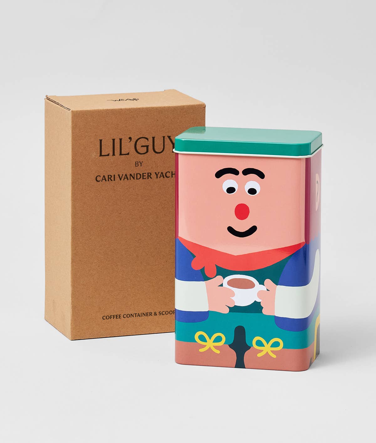 Wrap - Lil Guy and Coffee, Coffee Storage Tin