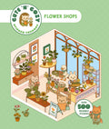 CUTE N COZY STICKER THERAPY: FLOWER SHOPS (SKITTLEDOG) (PB)
