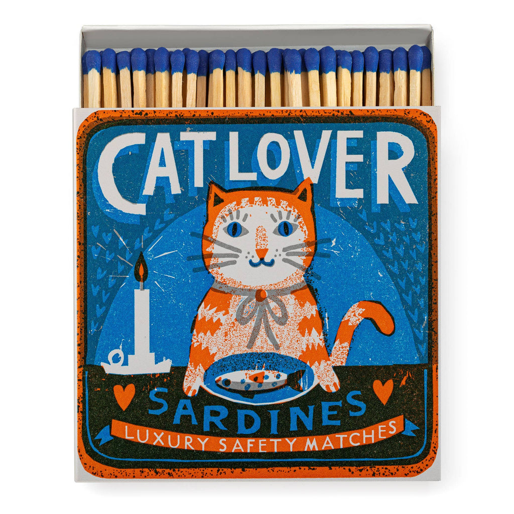 Archivist Cat Lover | Square - Safety Matches
