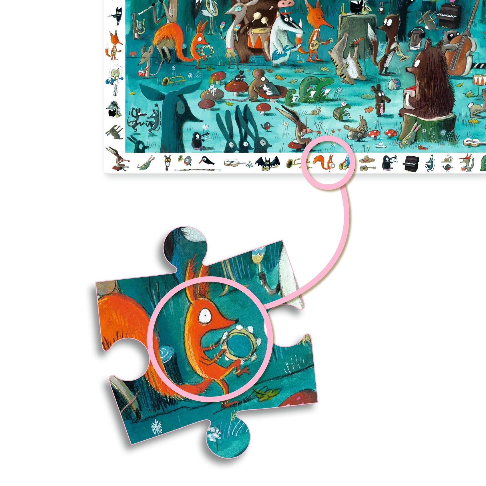 Djeco 35 Piece Orchestra Observation Jigsaw Puzzle