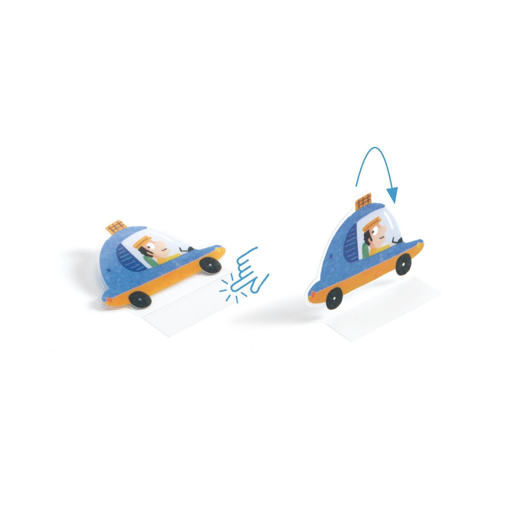 Djeco Lift Up Stickers Vehicles
