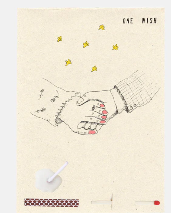 Wish cards - Holding hands