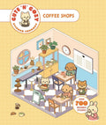 CUTE N COZY STICKER THERAPY: COFFEE SHOPS (SKITTLEDOG) (PB)