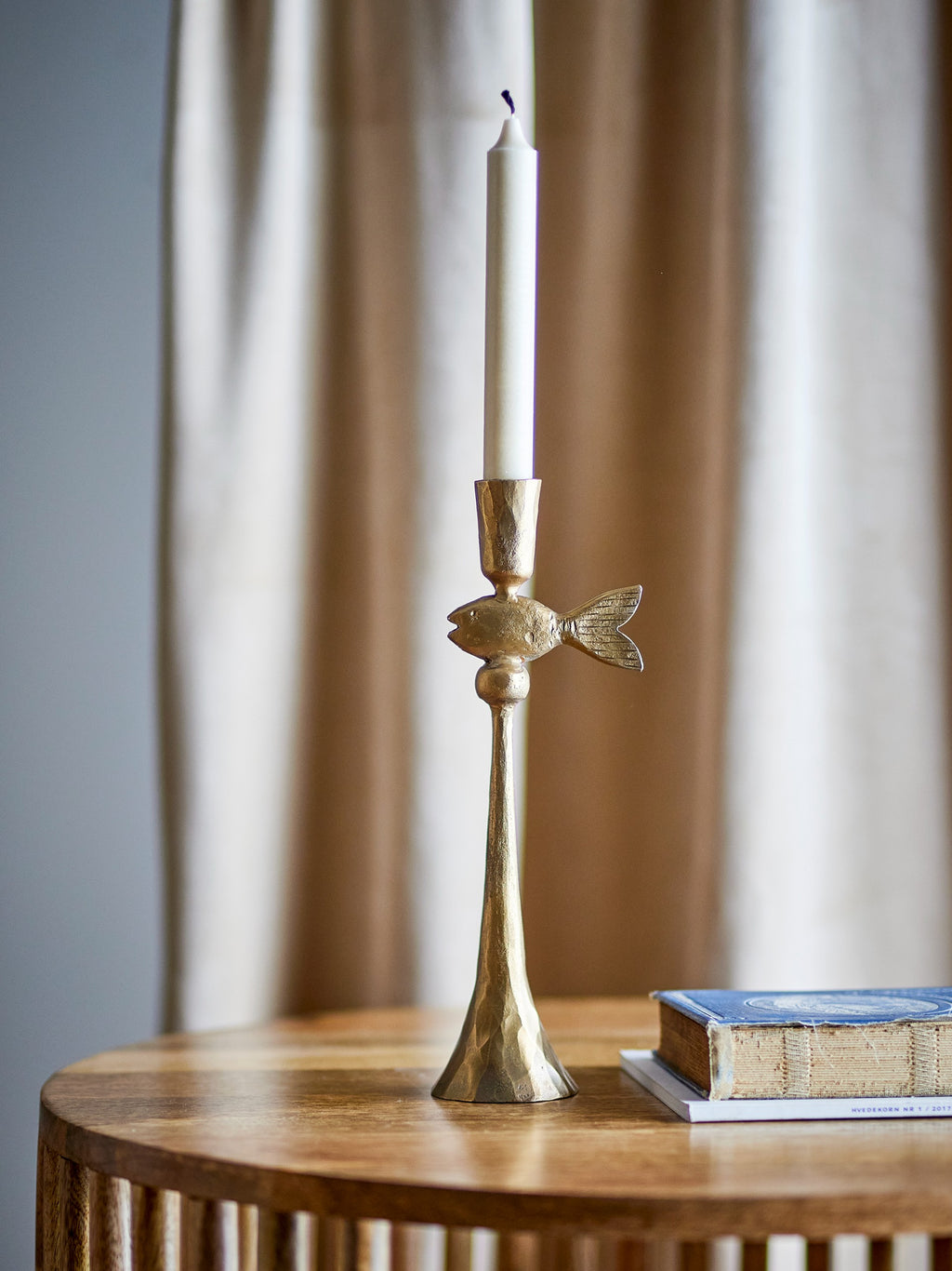 Bloomingville Capet Candle Holder, Brass, Metal
