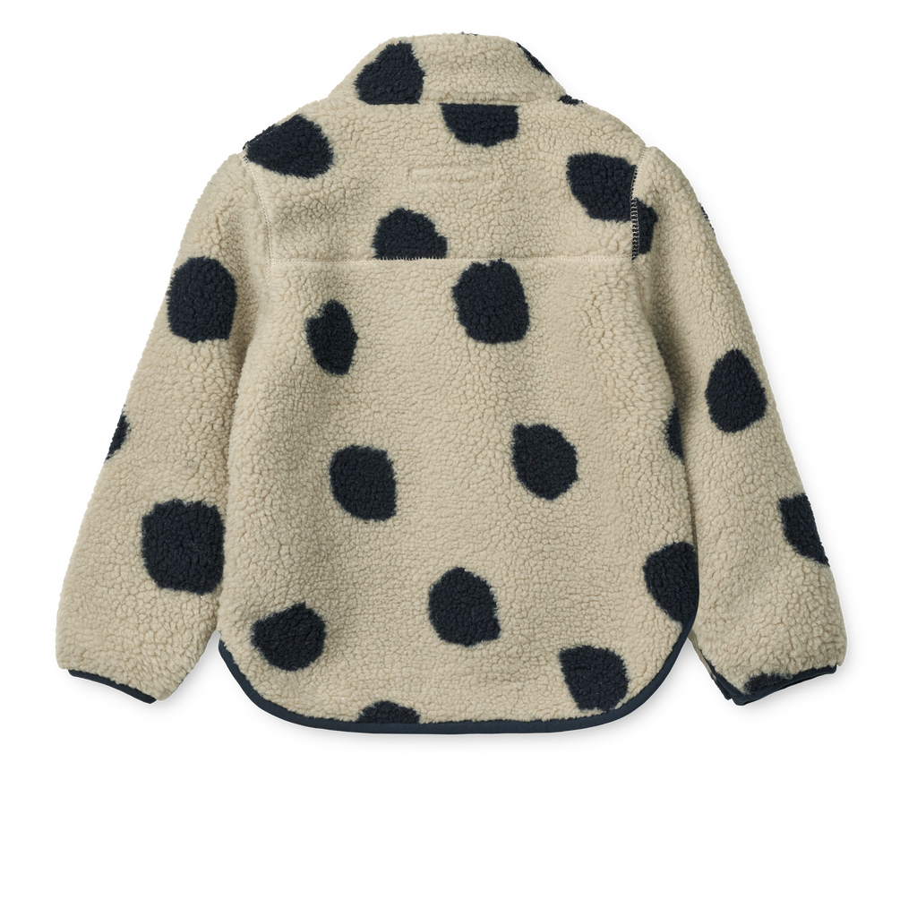 Liewood Noam Pile Jacket - Spot Dots