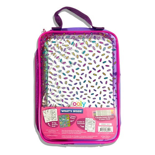 Ooly Let's Go! Colouring Set - Unicorn Candy Town